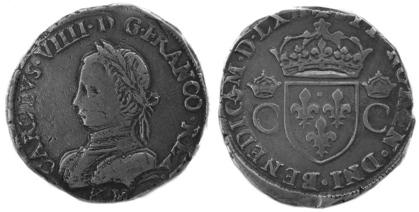 CHARLES IX TESTON 1562 BORDEAUX