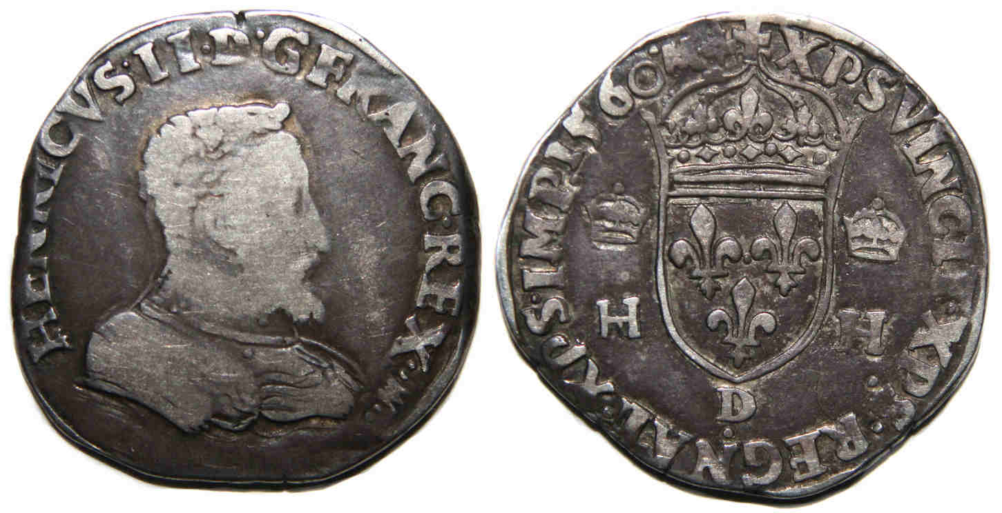 CHARLES IX TRESTON HENRI II 1560 LYON