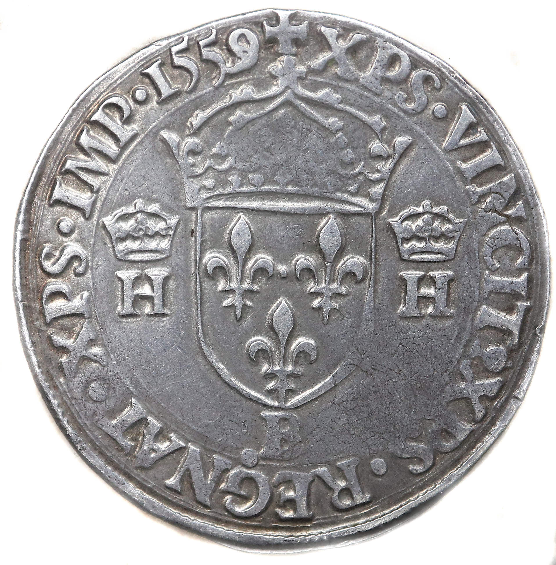 FRANCOIS II TESTON 1559 ROUEN REVERS