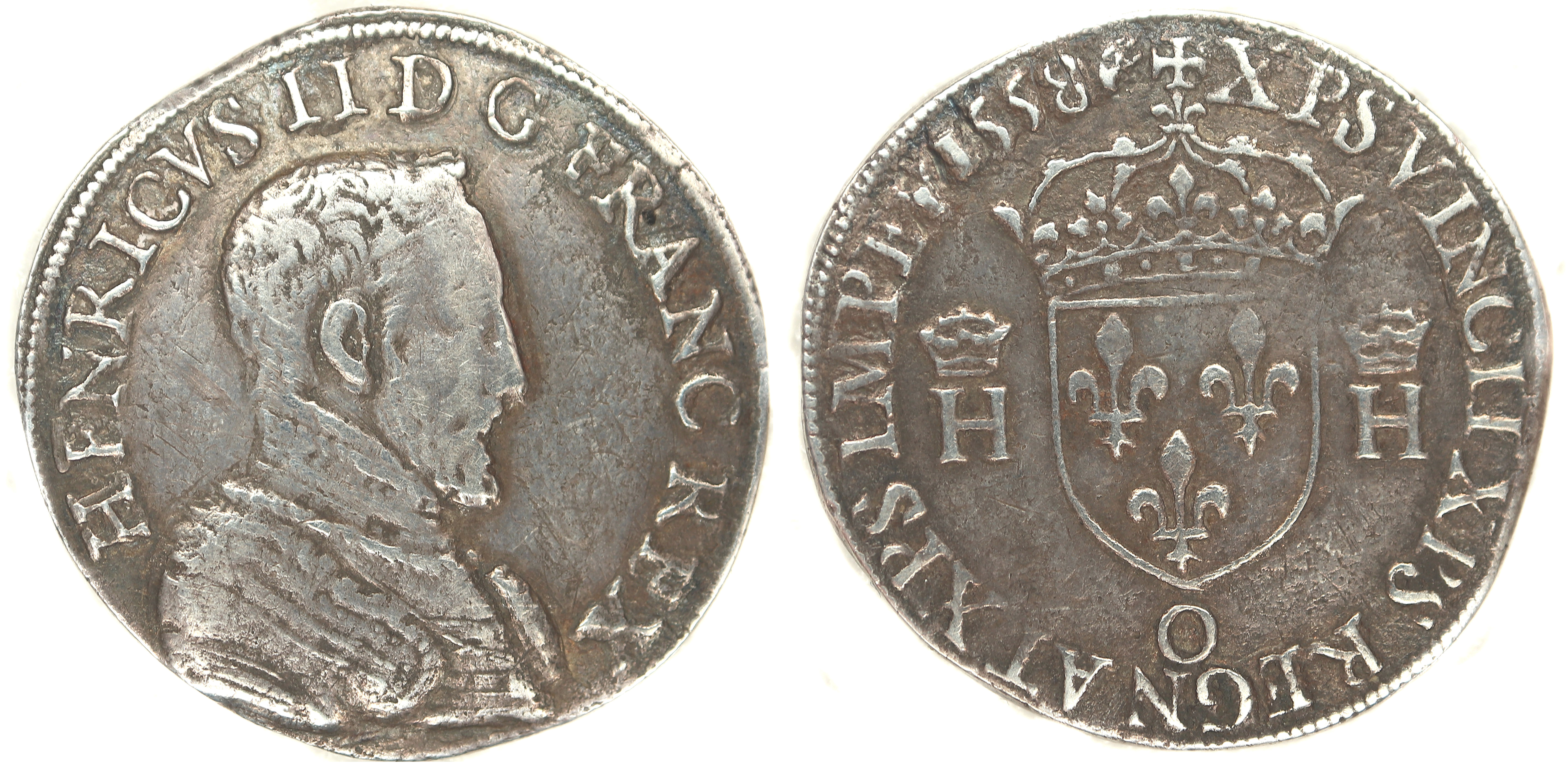 HENRI II TESTON 1558 RIOM