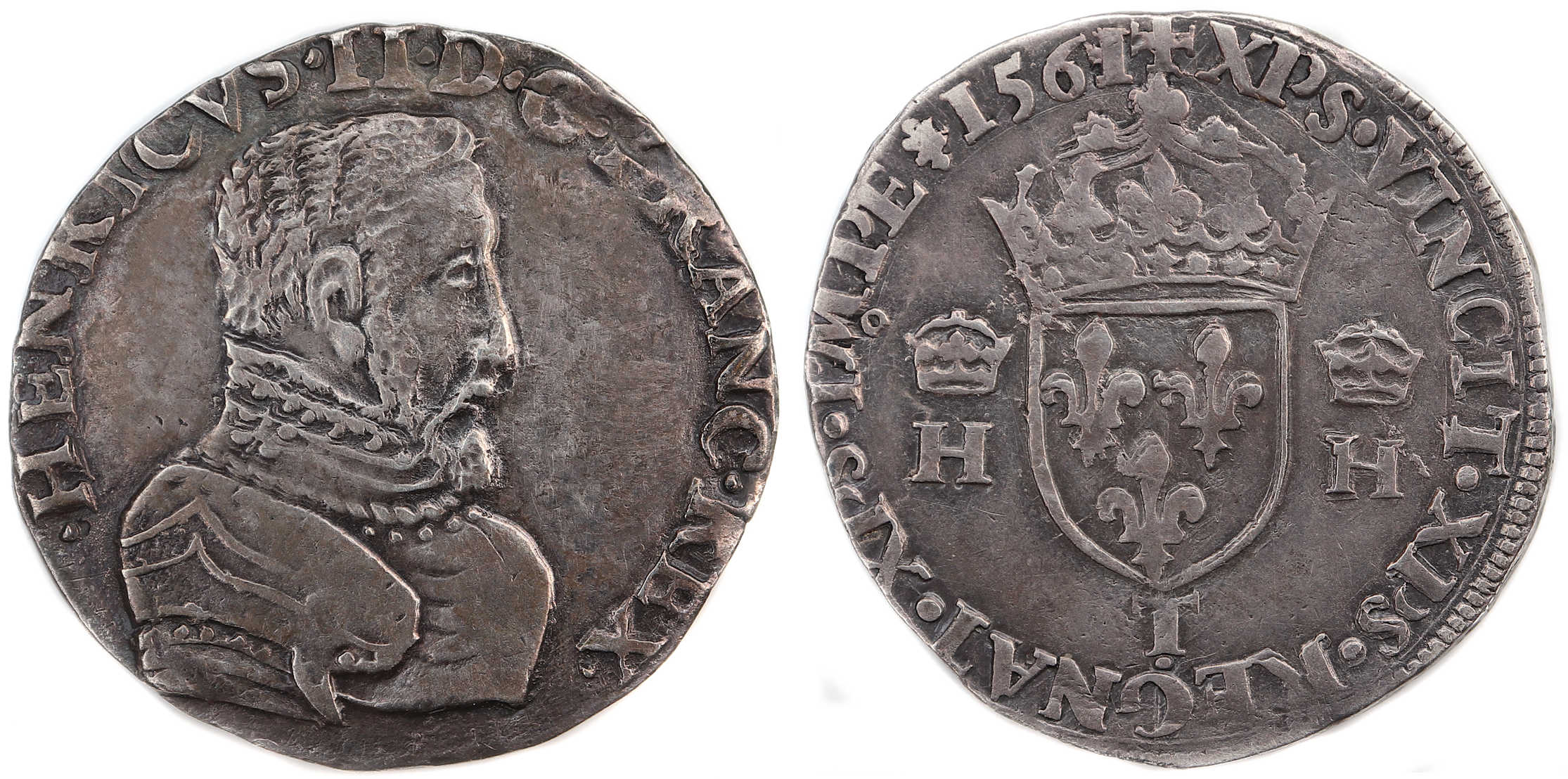 CHARLES IX TESTON HENRI II 1561 NANTES