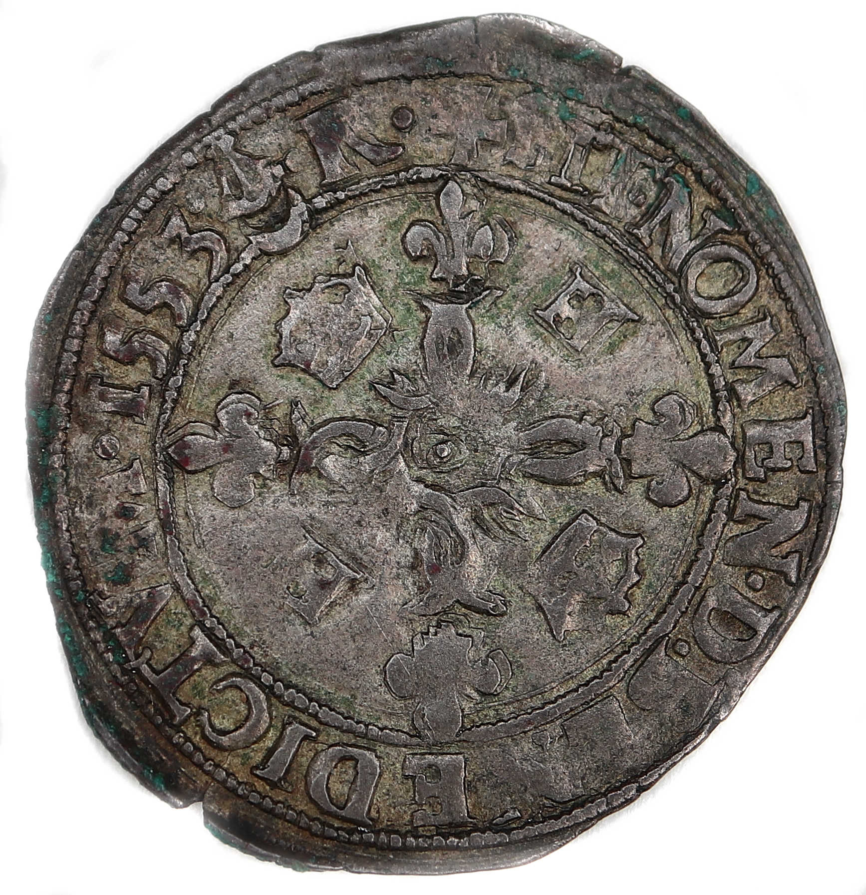 HENRI II-DOUZAIN CROISSANTS-1553-BORDEAUX-revers