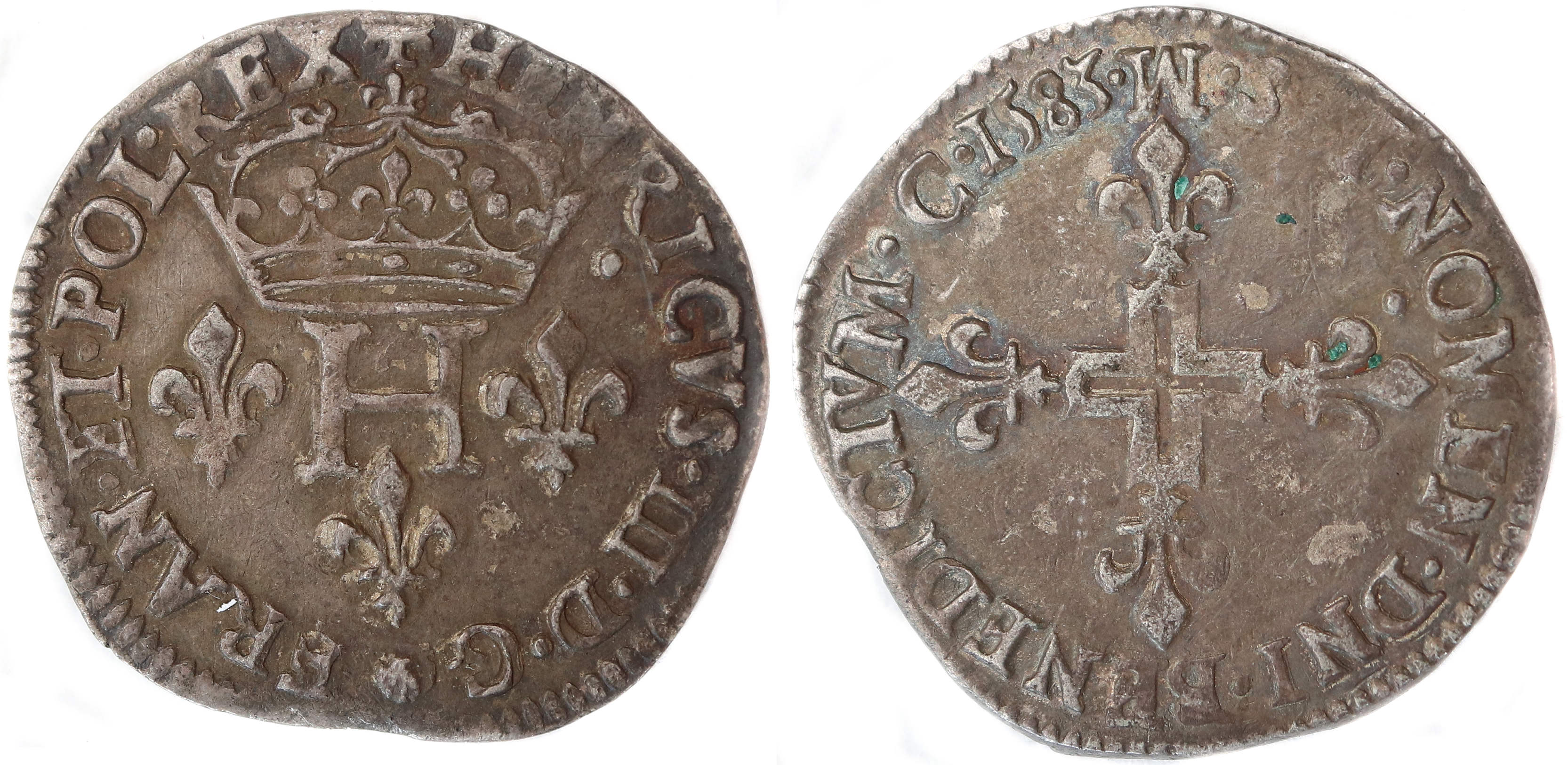 HENR III DOUBLE SOL 1583 TOULOUSE