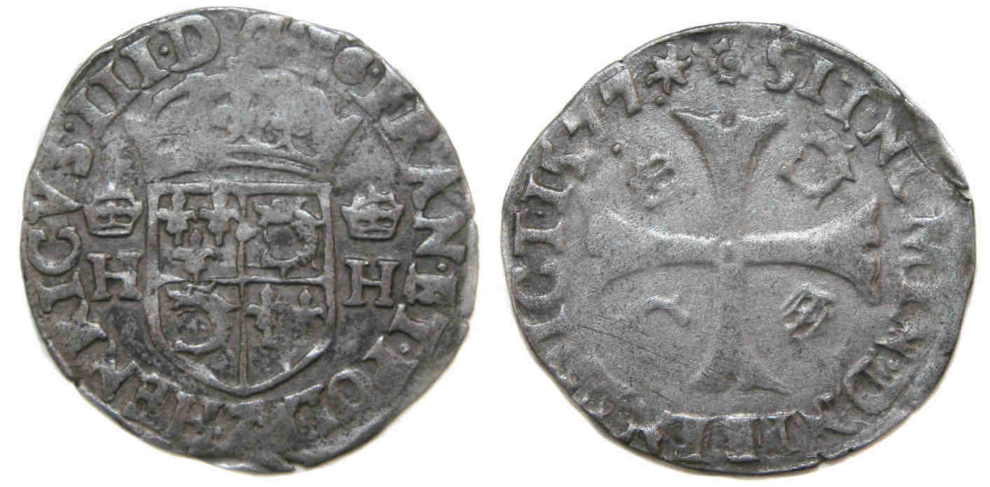 HENRI III DOUZAIN 1577 GRENOBLE