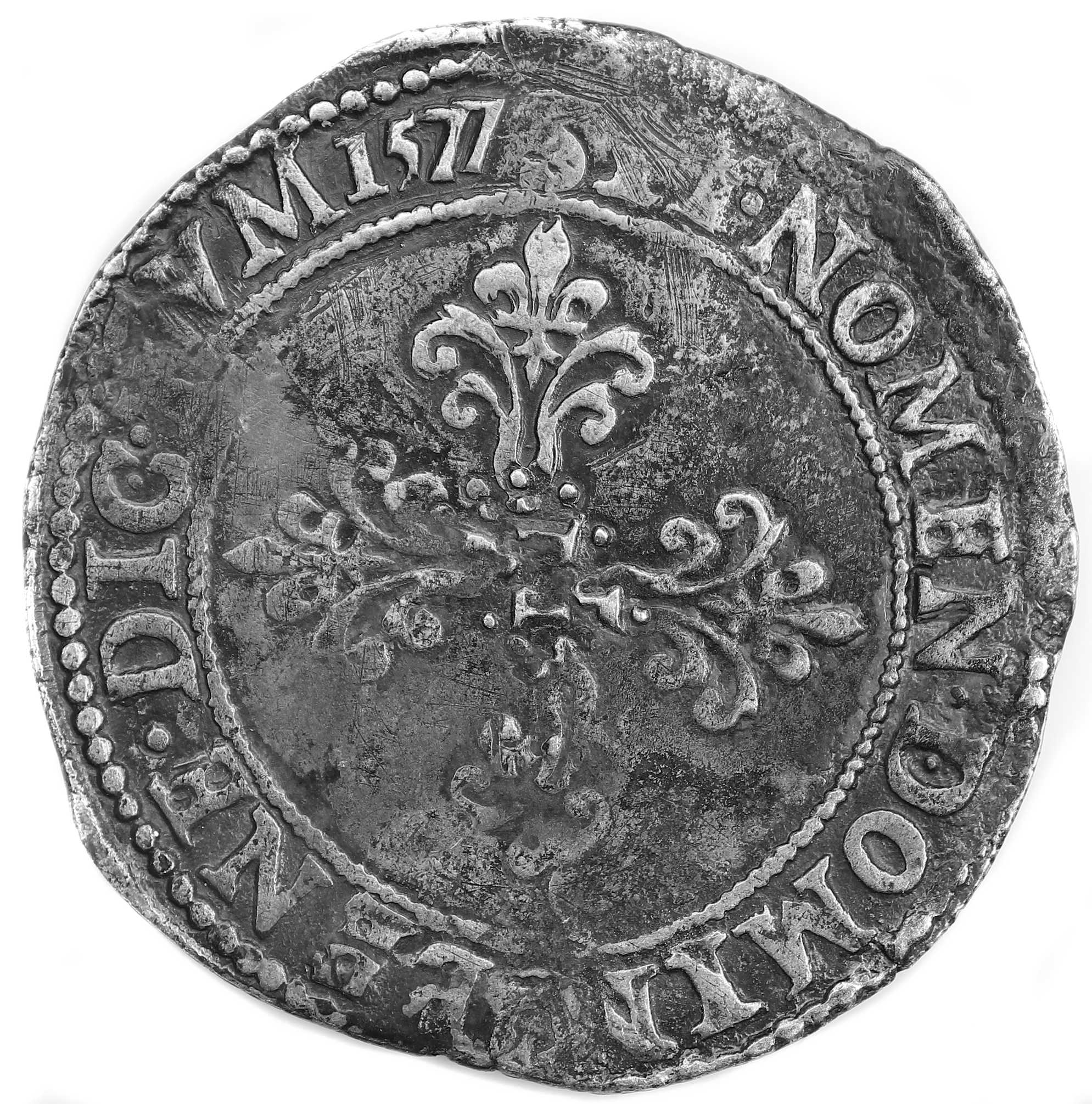 HENRI III FRANC 1577 NANTES REVERS