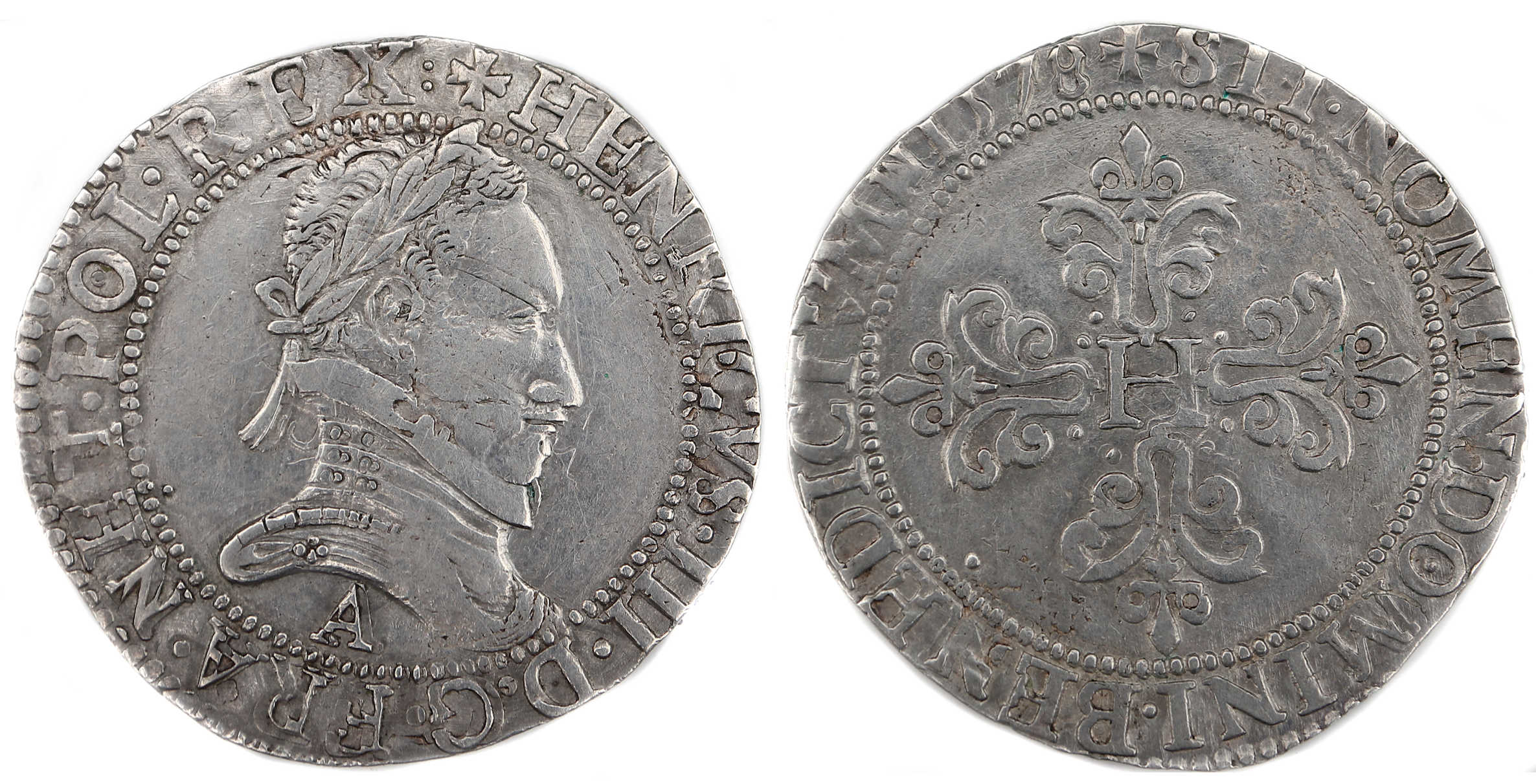 HENRI III-FRANC-1578-PARIS-faux