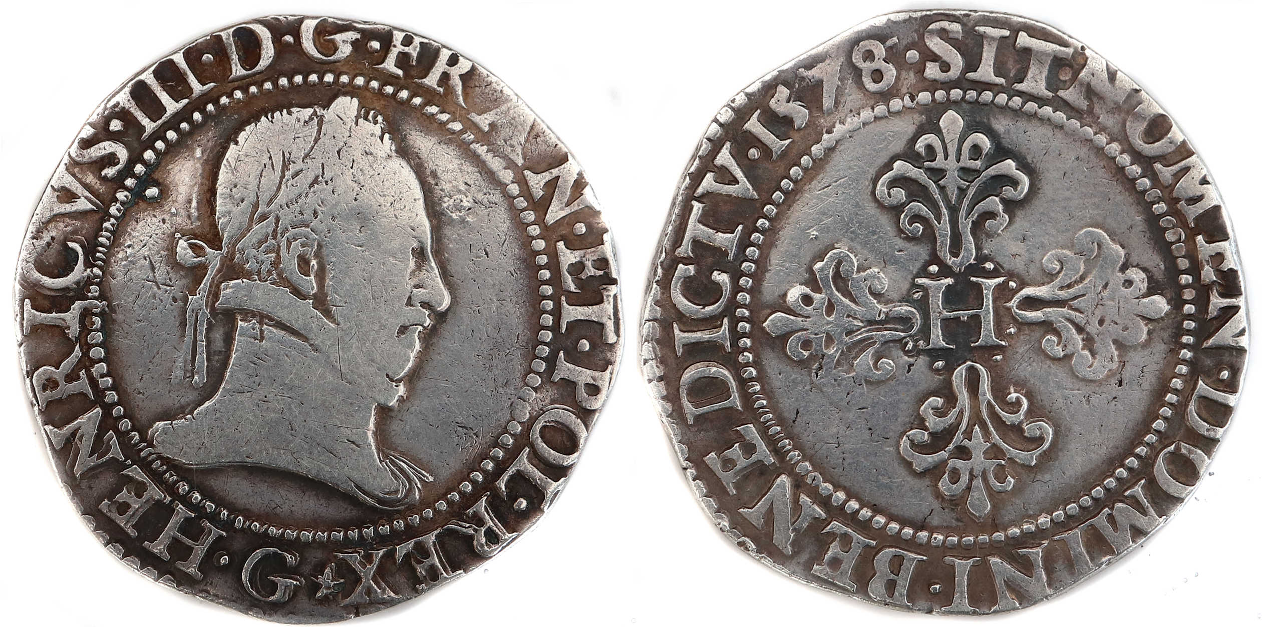 HENRI III-FRANC-1577-POITIERS