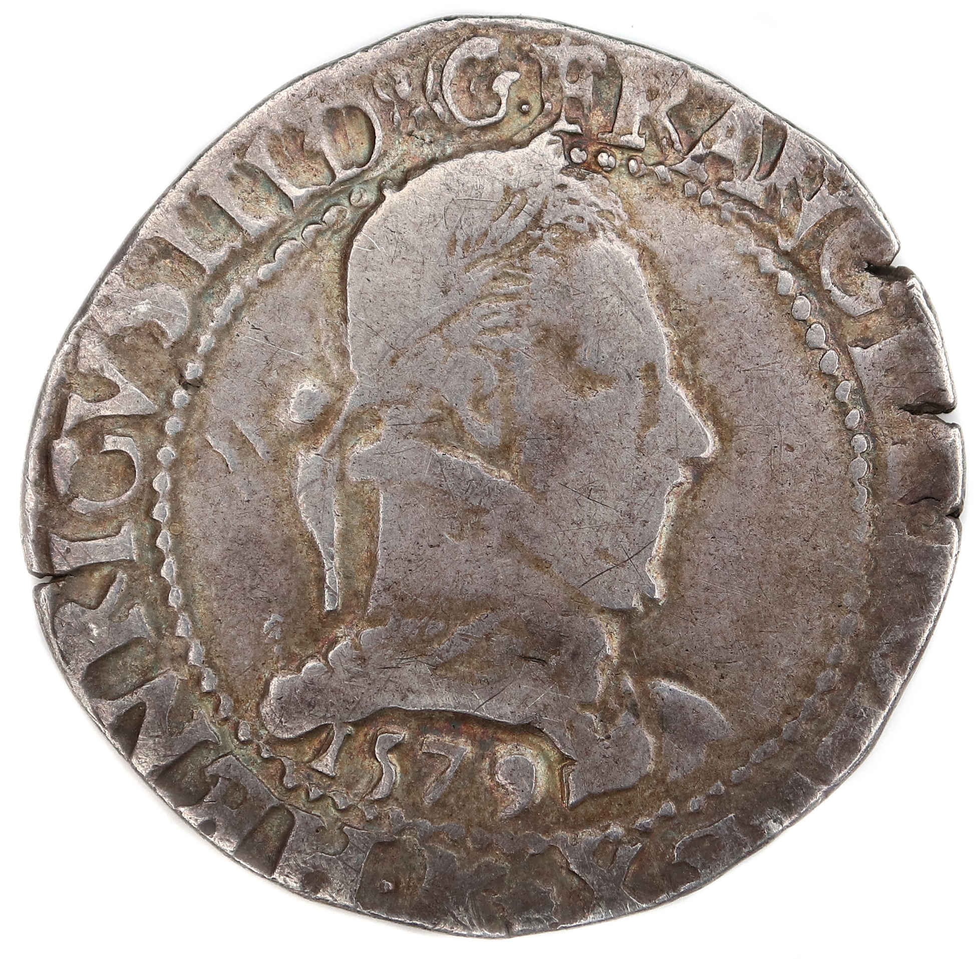 HENRI III-FRANC-1579-K-droit2