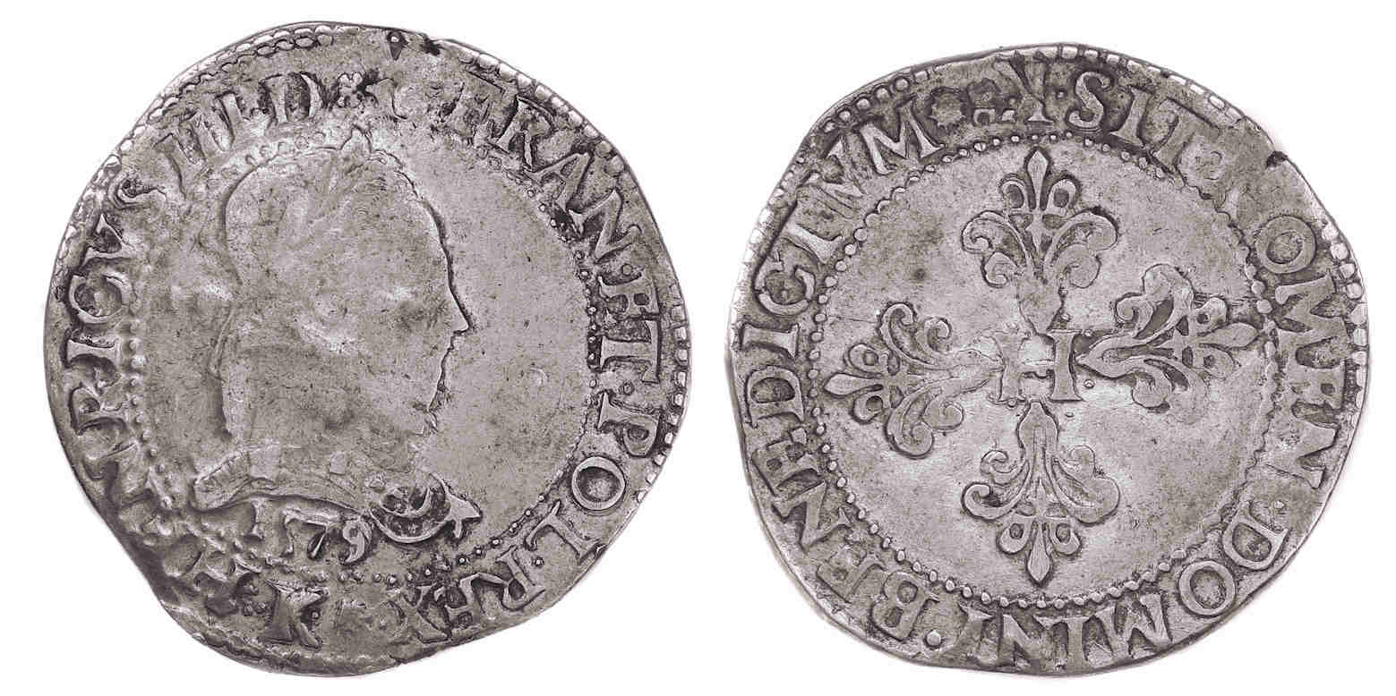 HENRI III-FRANC-1579