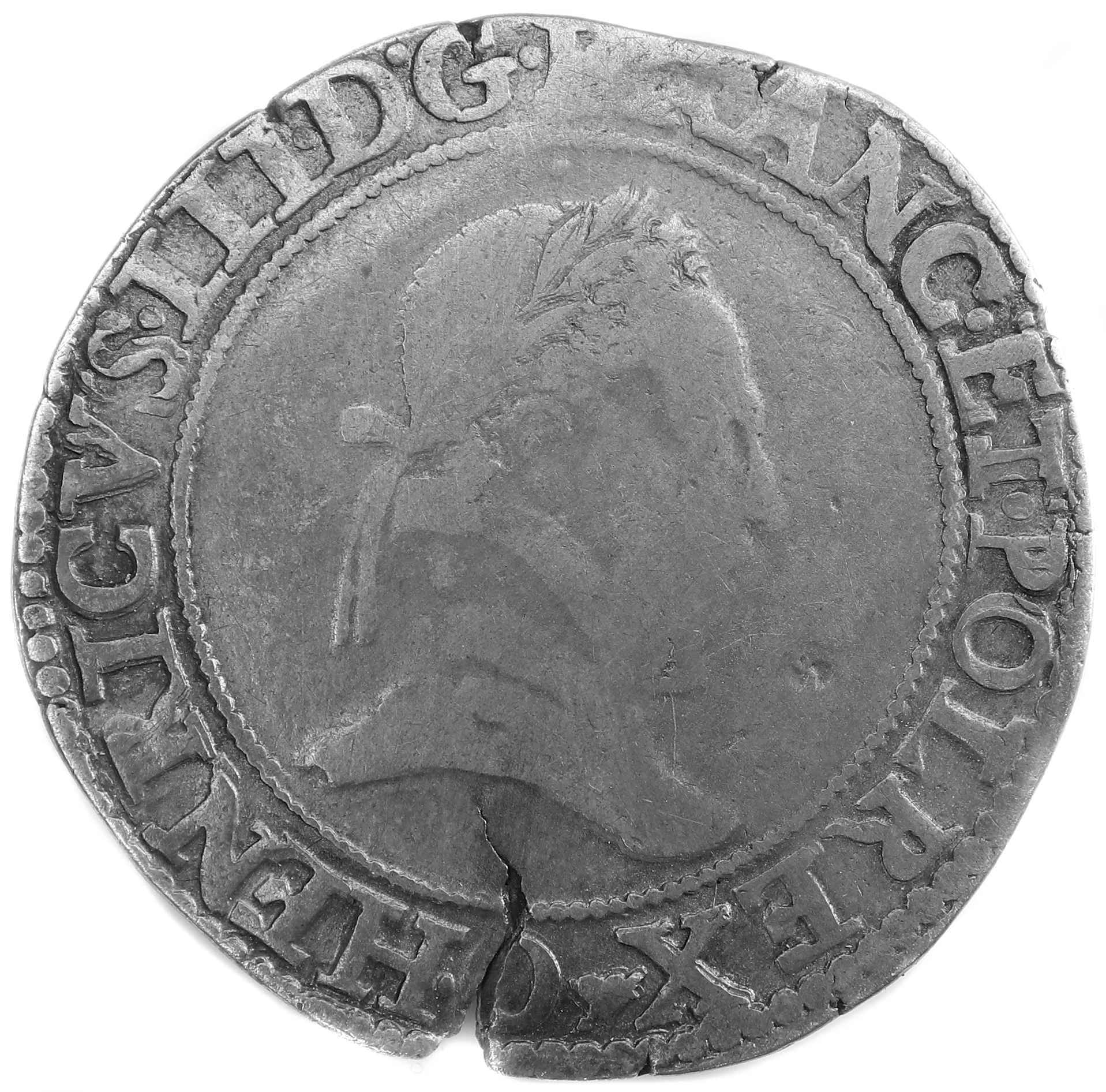 HENRI III FRANC 1579 RIOM DROIT