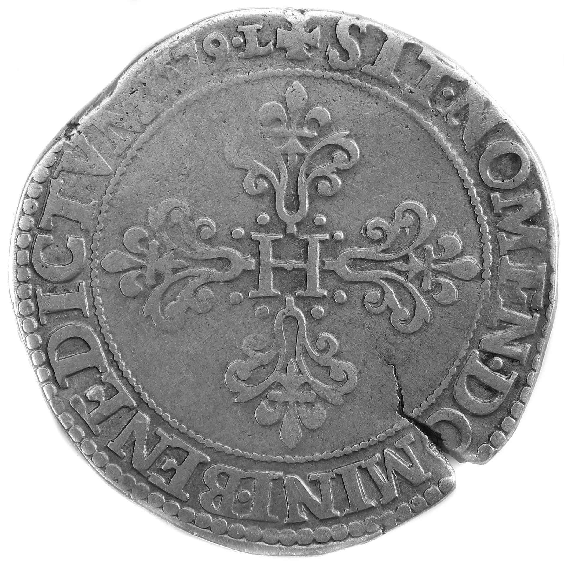 HENRI III FRANC 1579 RIOM