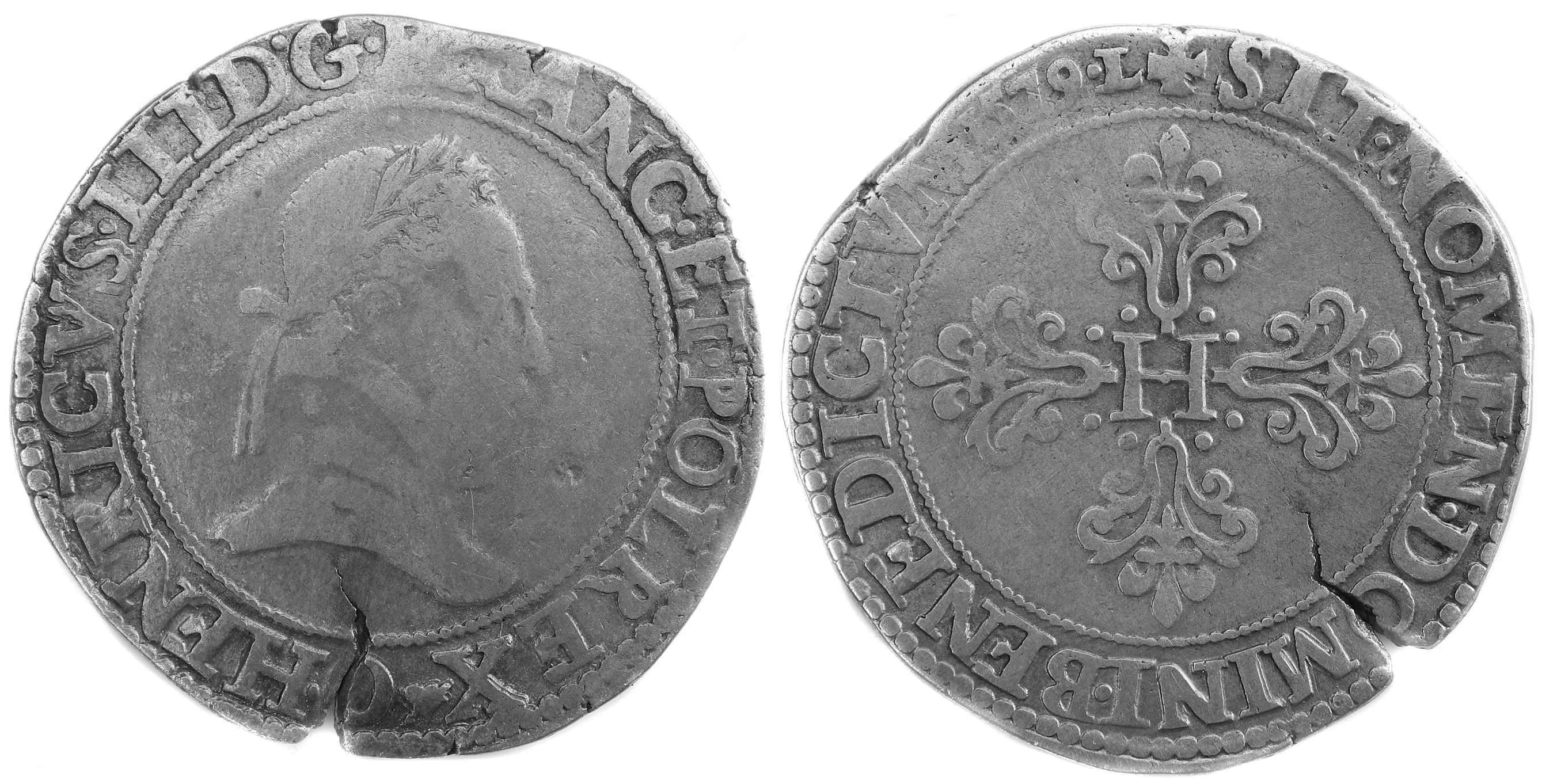 HENRI II FRANC 1579 RIOM