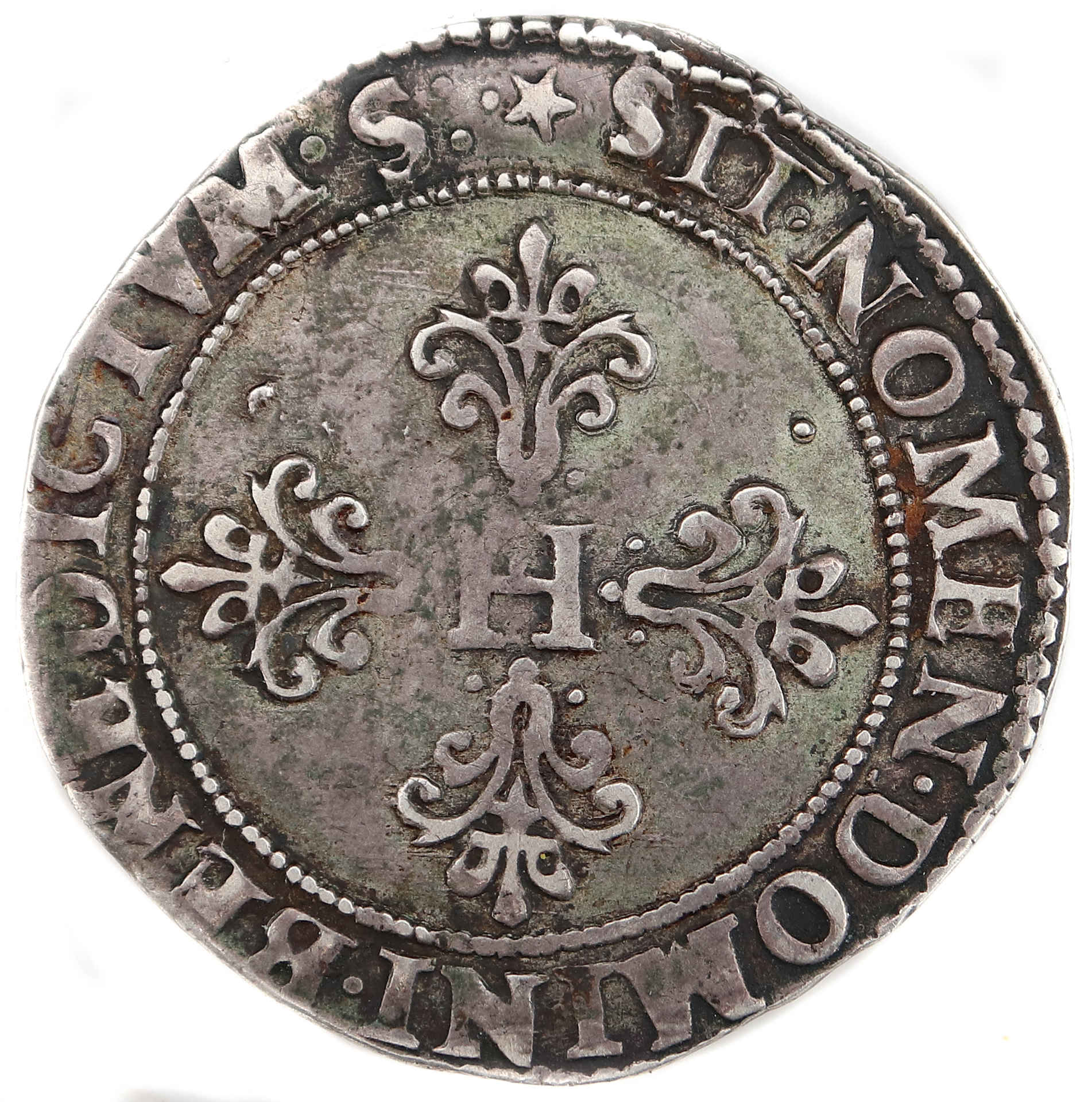 HENRI III-FRANC-1585-TOULOUSE-revers