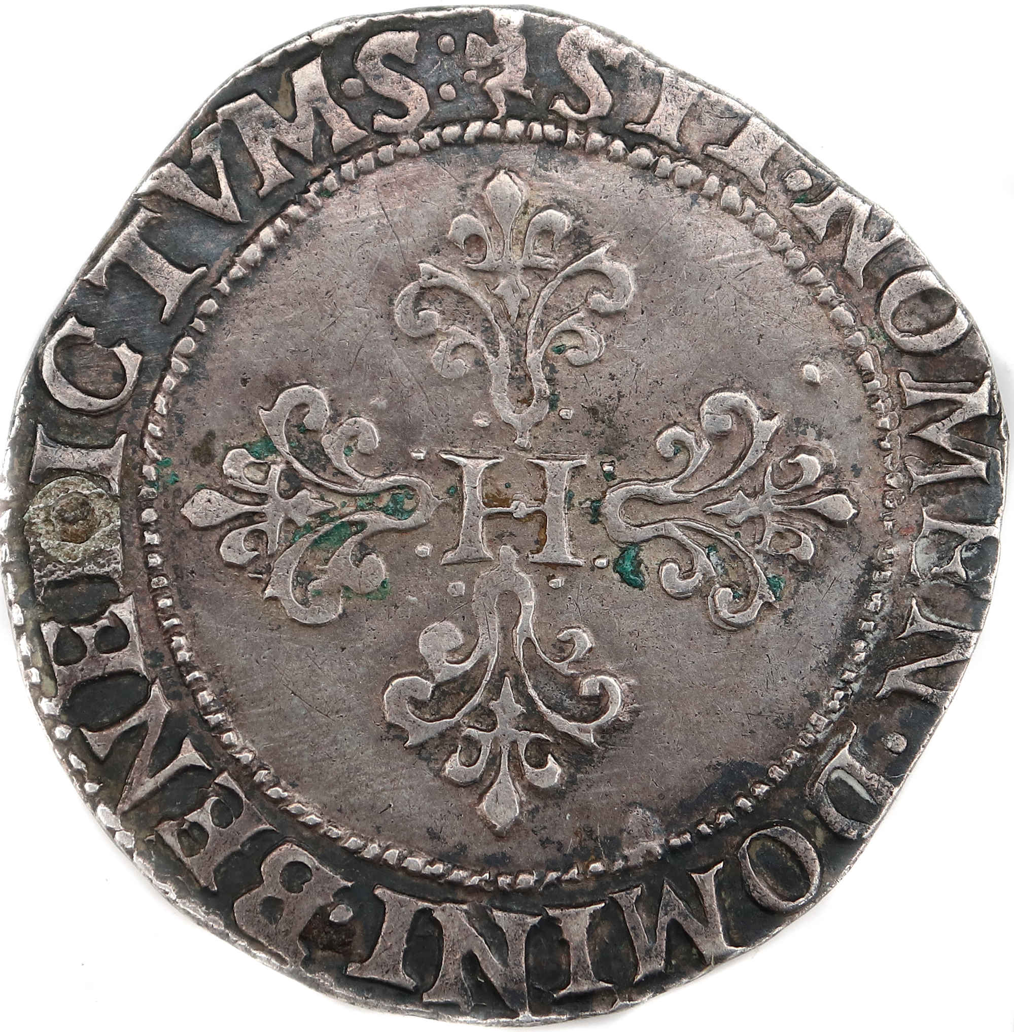 HENRI III-FRANC-1586-TOULOUSE-REVERS