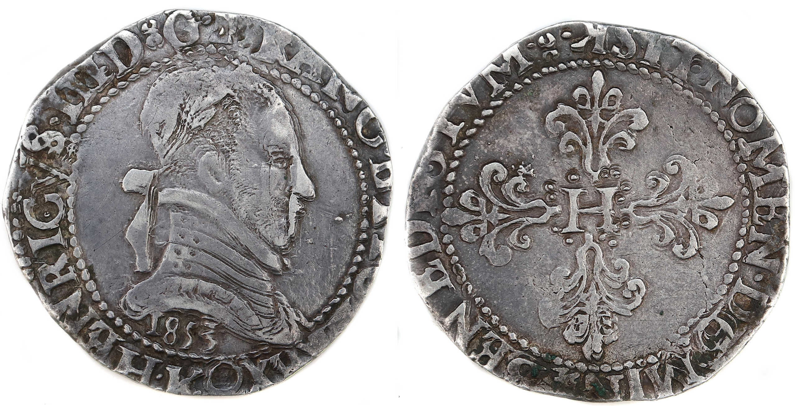 HENRI III FRANC 1583 BORDEAUX