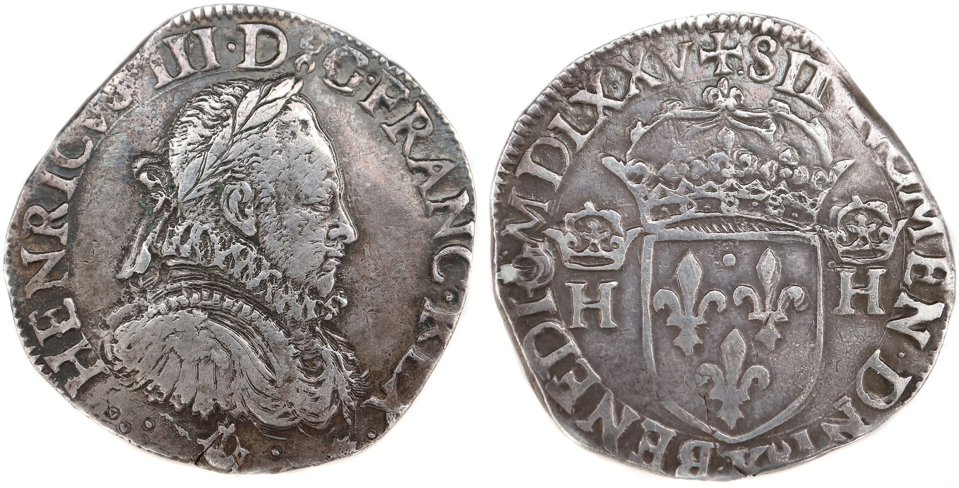 HENRI III TESTON 1575 BORDEAUX