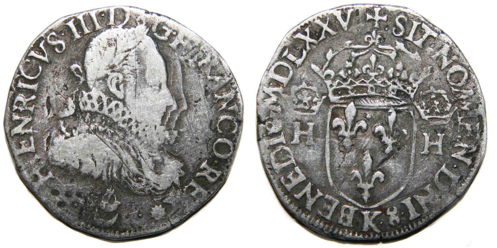 HENRI III TESTON 1575 BORDEAUX