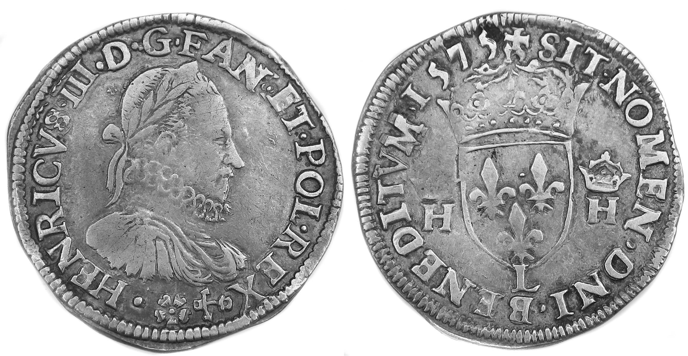HENRI III TESTON 1575 BAYONNE