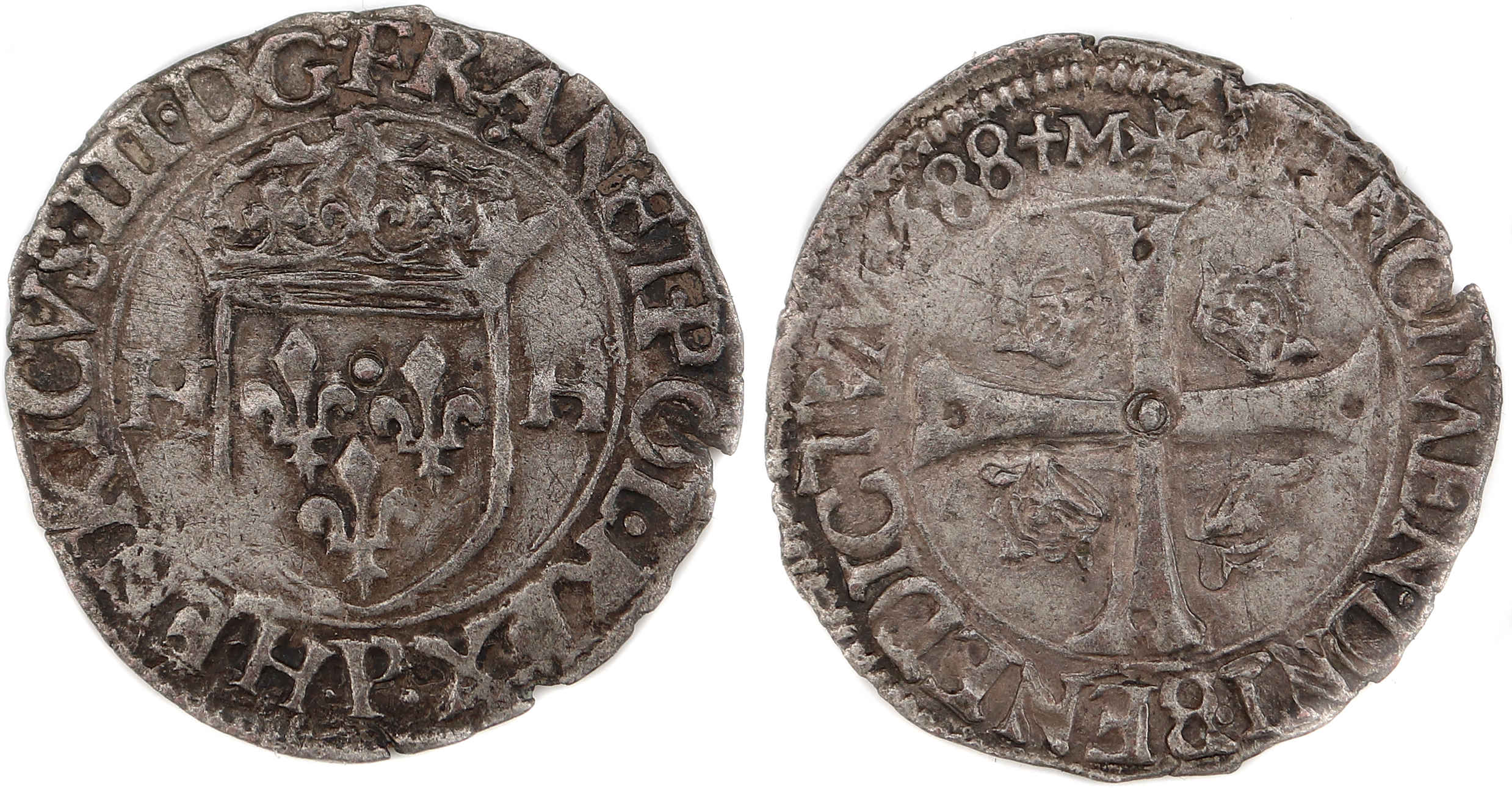 HENRI III DOUZAIN 1588  DIJON