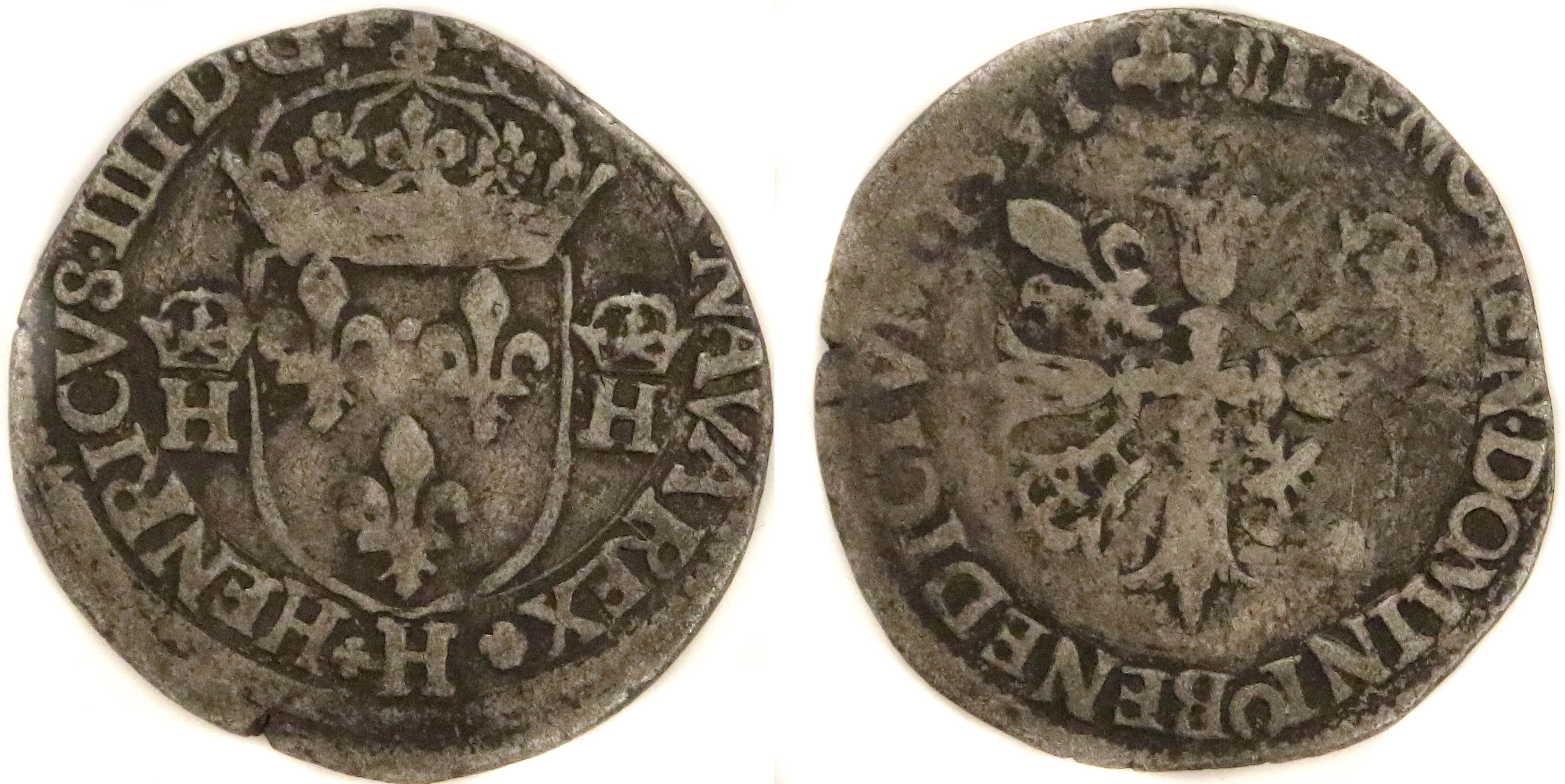 HENRI IV DOUZAIN 1591 LA ROCHELLE