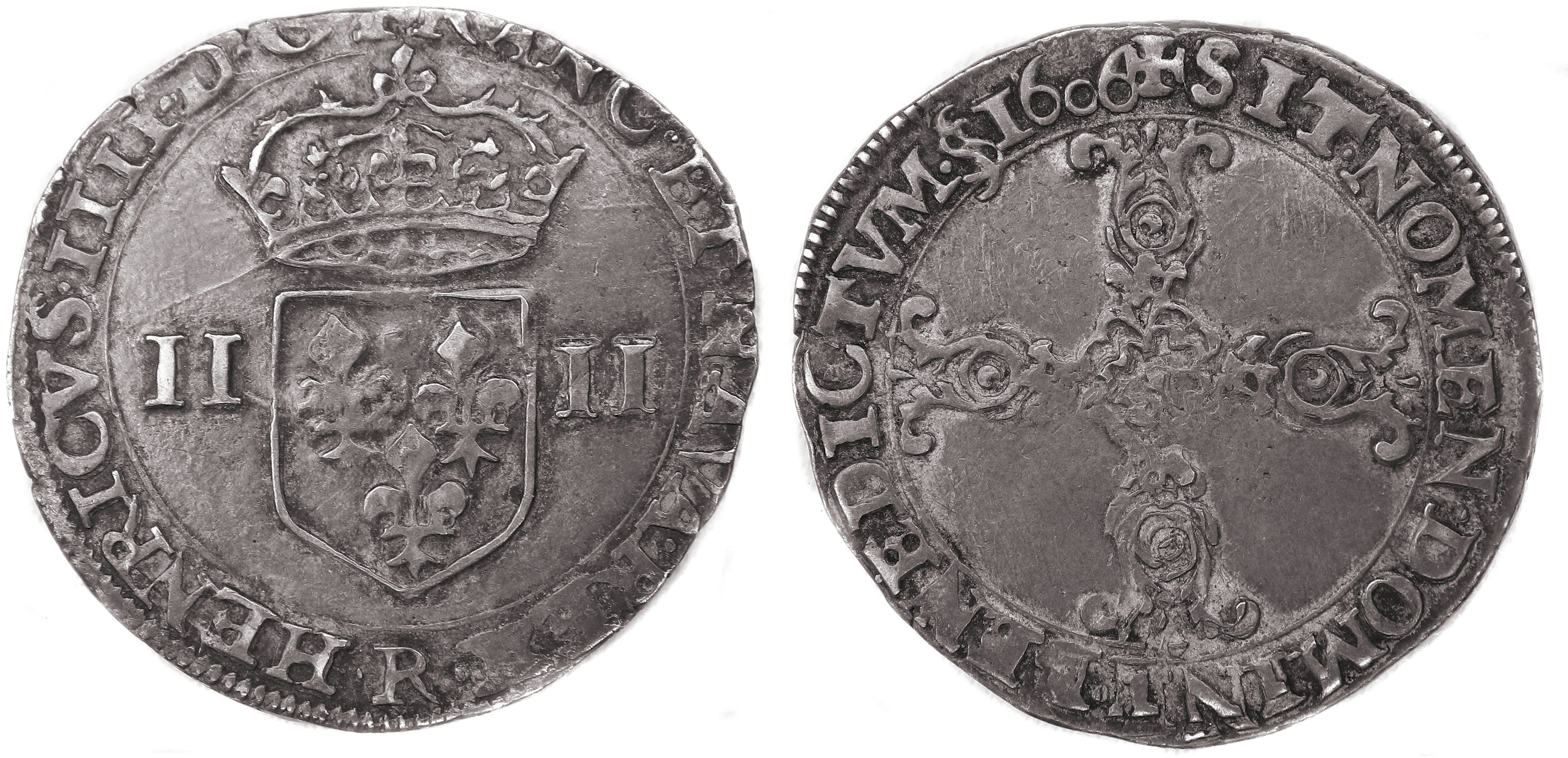 HENRI IV QUART ECU 166 VILLEUVE LES AVIGNON