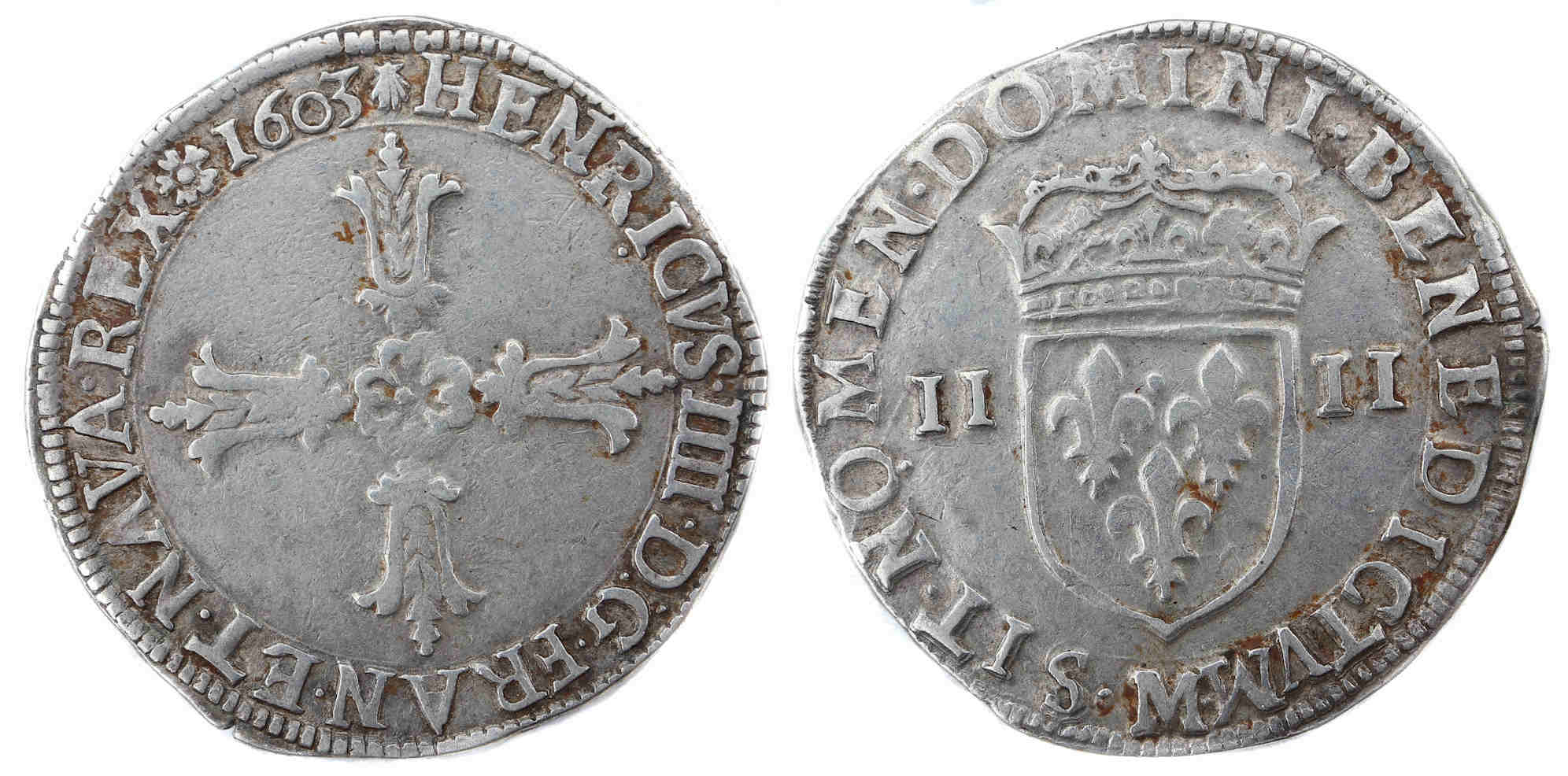 HENRI III-quart-1603