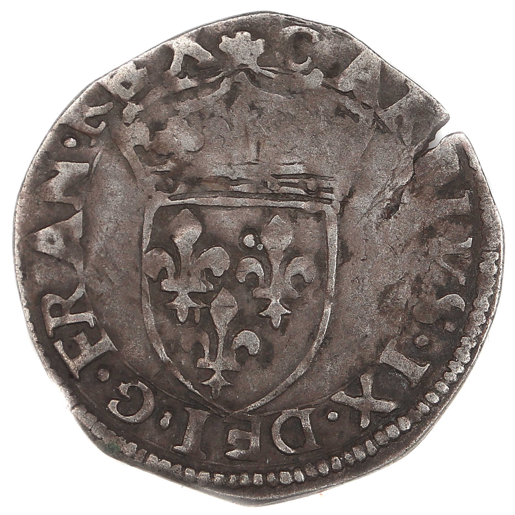 Monnaies royales Sol parisis 1565 & DROIT-60