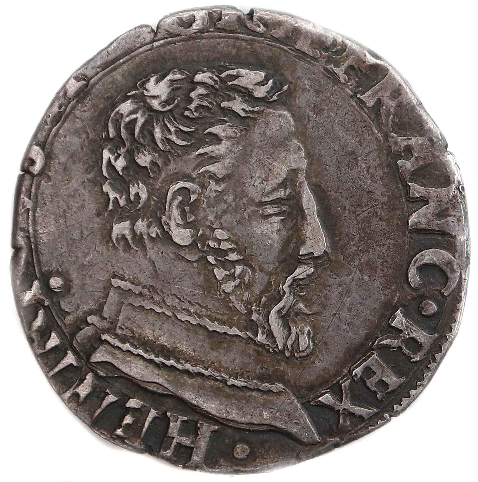 FRANCOIS II DEMI TESTON 1560 TOULOUSE DROIT