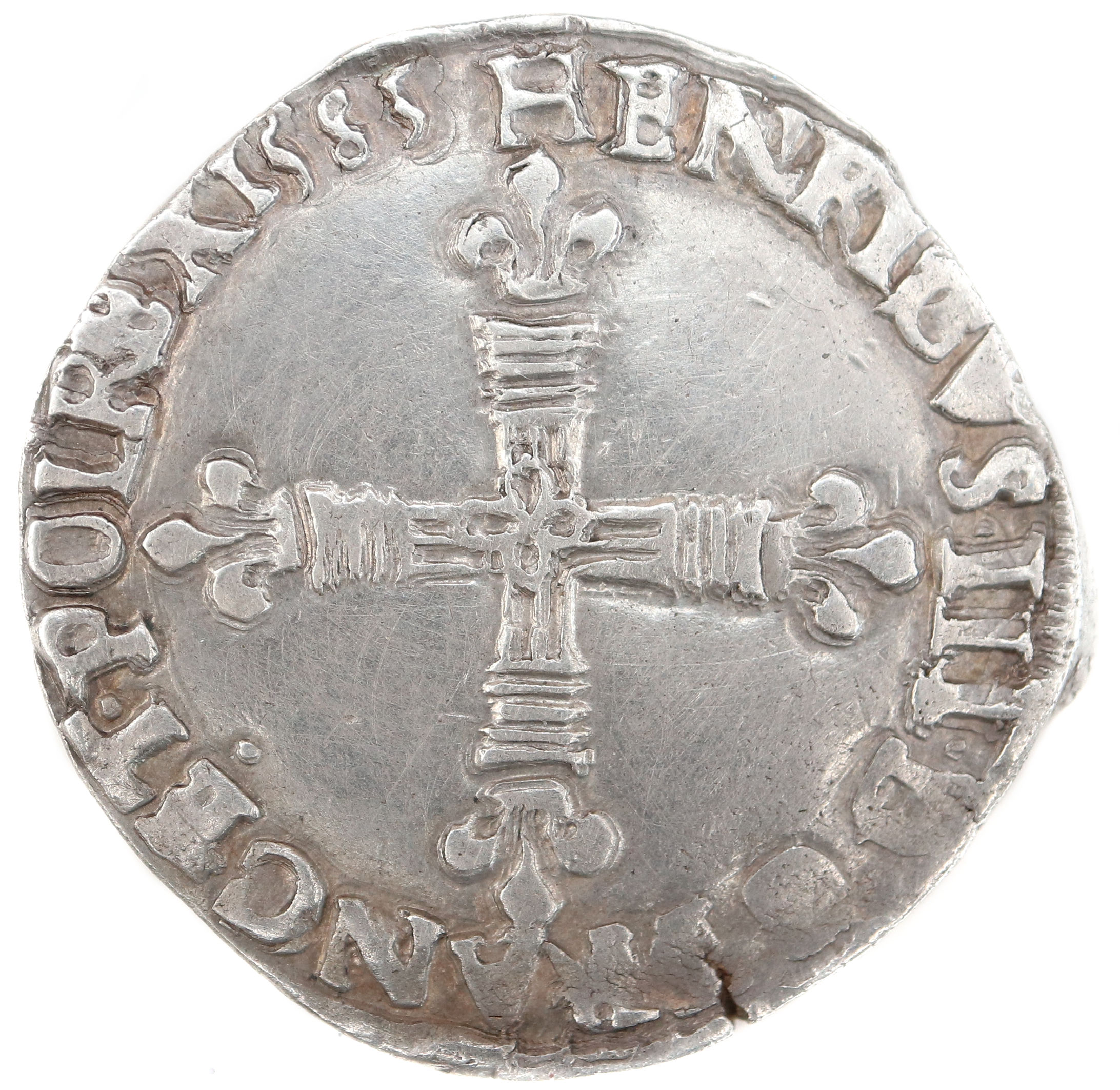 HENRI III QUART ECU 1585 ST LO