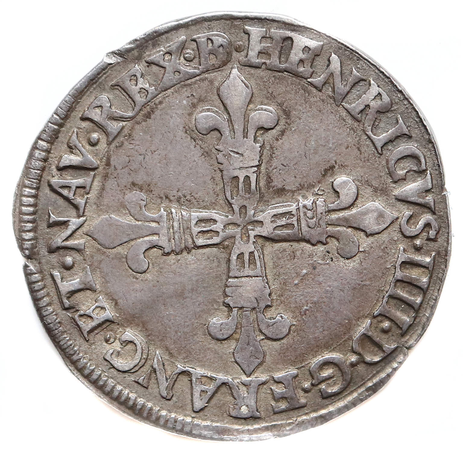 HENRI IV QUART ECU 1596 PAU
